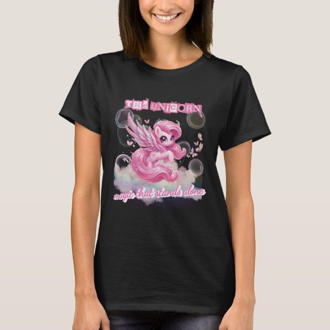 Camiseta Magia de Unicornio Rosa ✨ (Anverso)