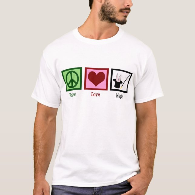 Camiseta Magia del amor de la paz (Anverso)