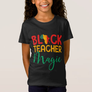 Camiseta Magia del profesor negro - Melanin negro afroameri