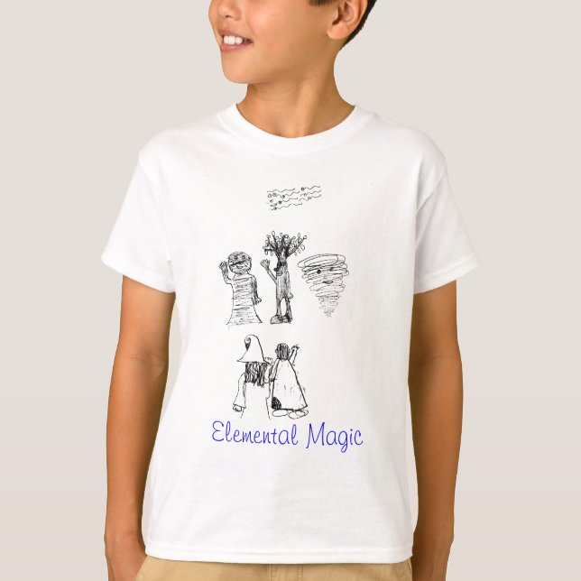 Camiseta Magia elemental (Anverso)