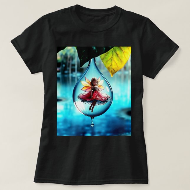 Camiseta Magia en una gota de agua (Diseño del anverso)