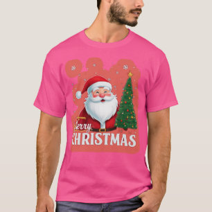 Camiseta "Magia festiva: Santa, Hombre de nieve y Maravilla