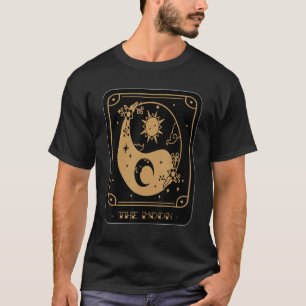 Camiseta Magia La Tarjeta Tarot De La Luna Cartas Míticas O