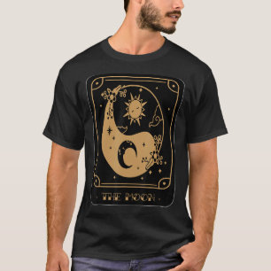 Camiseta Magia La Tarjeta Tarot De La Luna Cartas Míticas O