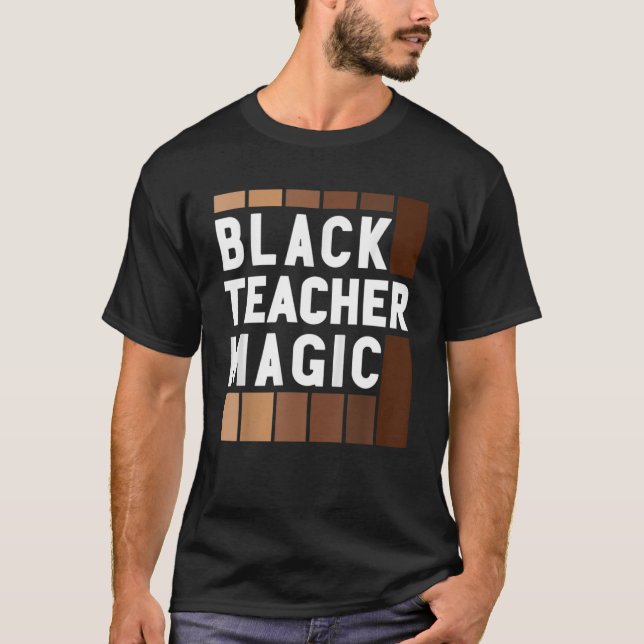 Camiseta Magia Melanin Orgullo Negro Historia M (Anverso)