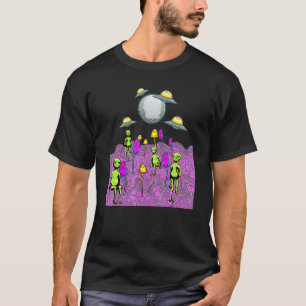 Camiseta Magia Mushroom Psychedelle Alien Trip Shroom Edm G