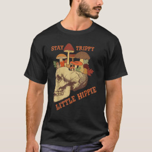 Camiseta Magia Psilocybin Mushrooms Skull Stay Trippy Littl
