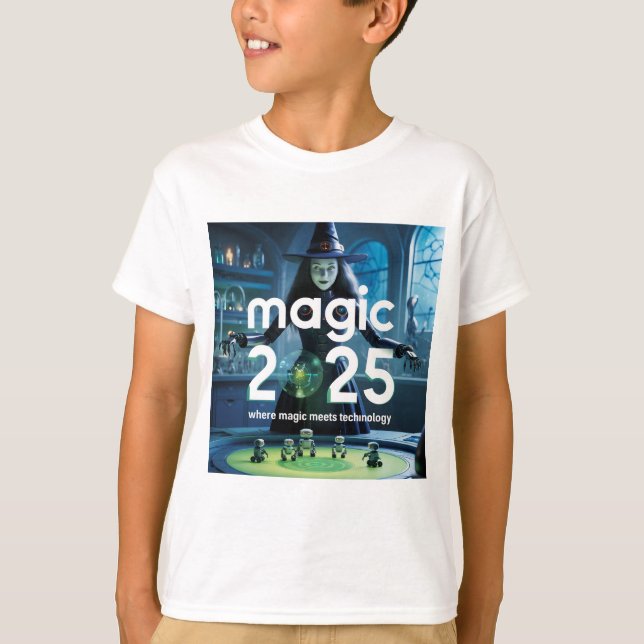 Camiseta Magic 2025: La fusión de la tecnología y la magia (Anverso)