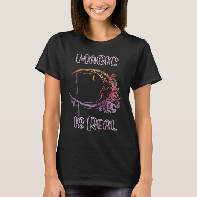 Camiseta MAGIC ES VERDADERO Béisbol Raglan (Anverso)