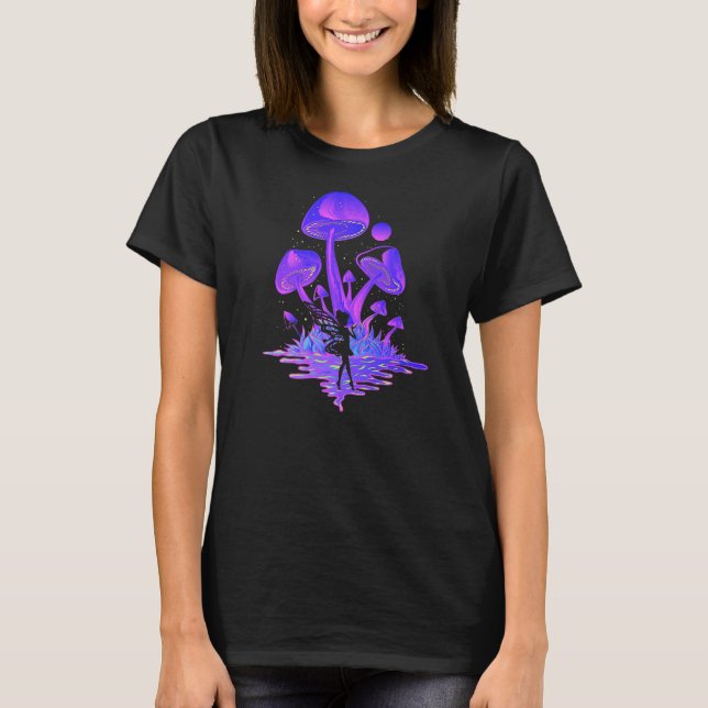 Camiseta Magic Fairy Dust Mushrooms Fairycore Goblincore Fa (Anverso)