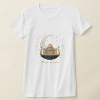 Camiseta Magic in India T-Shirt - Elegant Taj Mahal