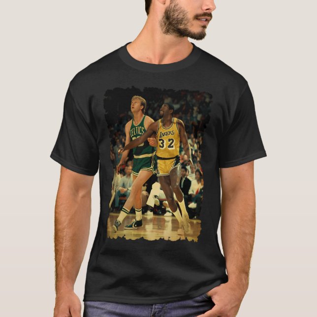 Camiseta Magic Johnson y Larry Bird (Anverso)