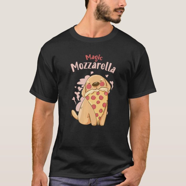 Camiseta Magic Mozzarella Dog Mozzarella Cheese Premium (Anverso)