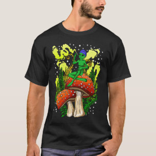 Camiseta Magic Mushroom Alien Funny Alien Acid Trip Ufo