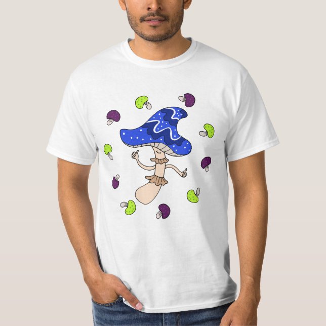 Camiseta Magic Mushroom Lover Strange Weird Mushroom art (Anverso)