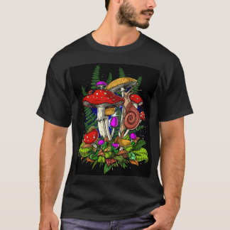 Camiseta Magic Mushrooms Fungus Fungi Buddha Zen OM T Shirt