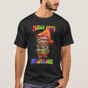 Camiseta Magic Psilocybin Mushrooms Tie Dye Hippie Love Mu