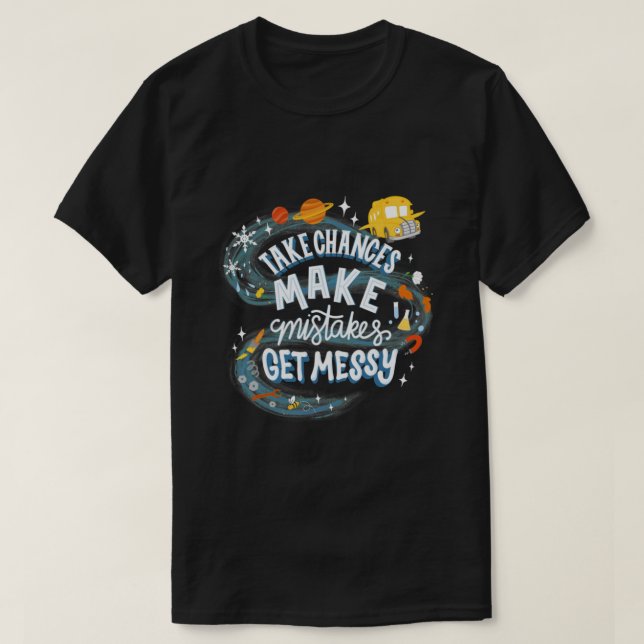 Camiseta Magic Schoolbus Frizzle Quote Classic T-Shirng.png (Diseño del anverso)