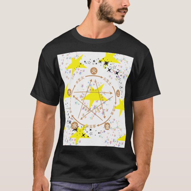 CAMISETA MAGIC STAR PENTAGRAM (Anverso)