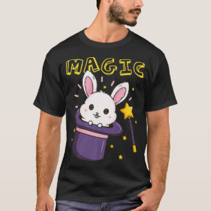 Camiseta Magic Wand Magician Rabbit Gorra Premium