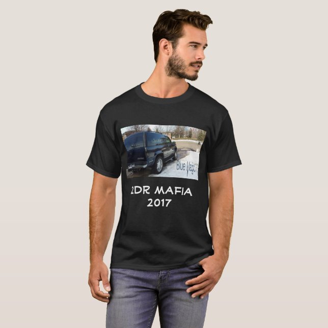 camiseta mágica azul de la mafia 2DR (Anverso completo)