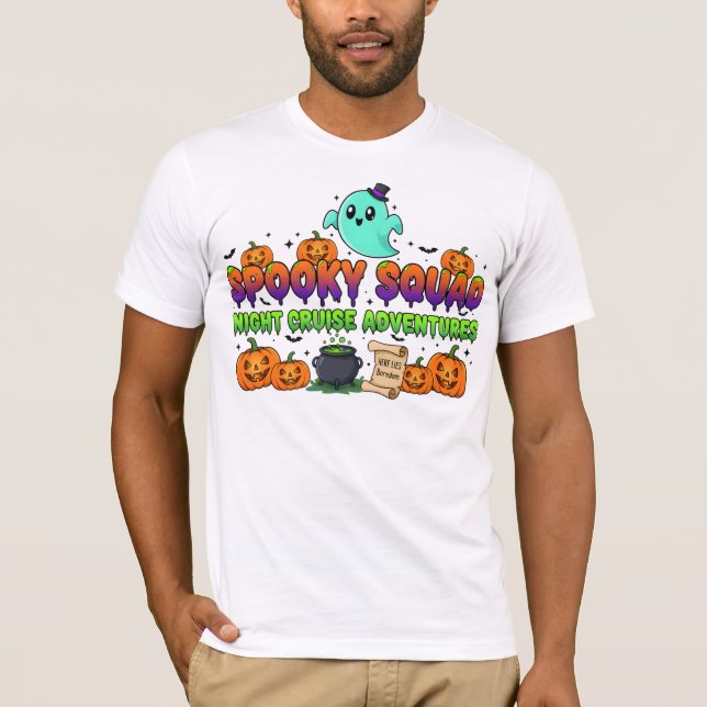 Camiseta Mágica de la Banda de Espantos | Fantasma (Anverso)