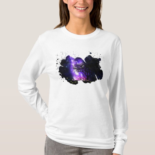 Camiseta mágica de la Vía Láctea (Anverso)