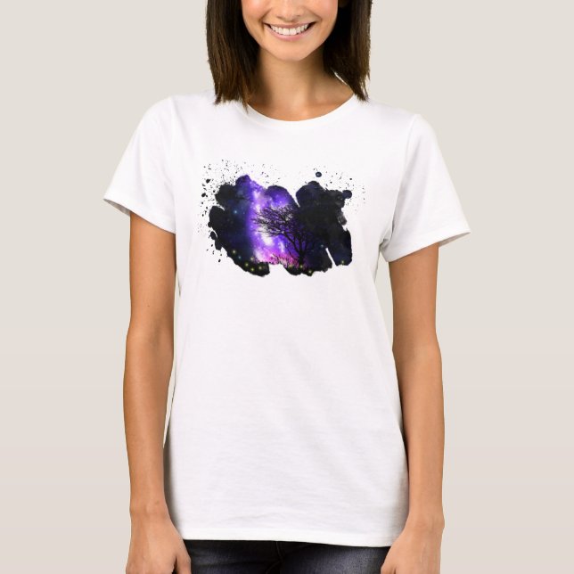 Camiseta mágica de la Vía Láctea (Anverso)