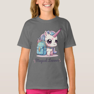 Camiseta mágica de unicornio para niñas vuelta al 