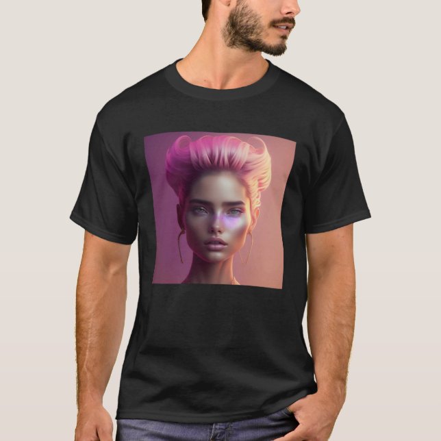 Camiseta Mágica mujer bruja bruja hechicera Fantasía W (Anverso)