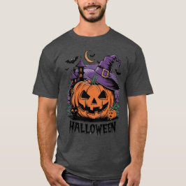 Camiseta Mágica nocturna de Halloween: Bruja de Jack-o'-Lan