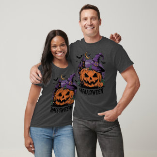 Camiseta Mágica nocturna de Halloween: Bruja de Jack-o'-Lan