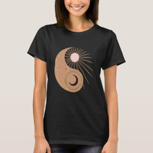 Camiseta Mágica Pentagrama Oculta Esotérica Sol y Luna Yiny