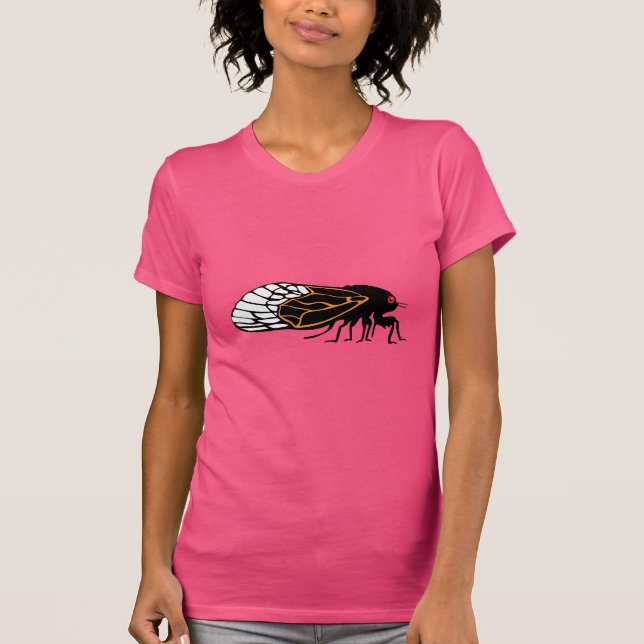 Camiseta Magicada - cigarra - Cigale - zumbido del verano (Anverso)