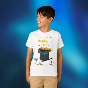 Camiseta Magical 8ᵉʳ Fiesta Temática de Cumpleaños