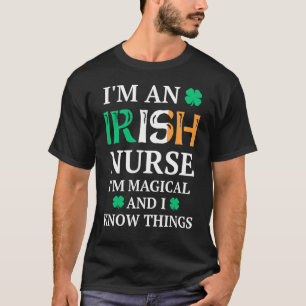 Camiseta Magical Enfermera Irlandesa Funny Día St Patrick S