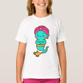 Camiseta Magical Kawaii Djinn - Espíritu neón