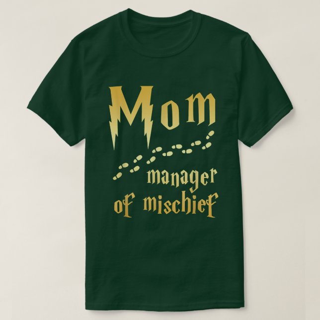 Camiseta Magical Mom, Manager of Mischief (Diseño del anverso)
