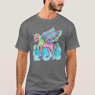 Camiseta Magical Pink Pegasus with WingsUnicorn