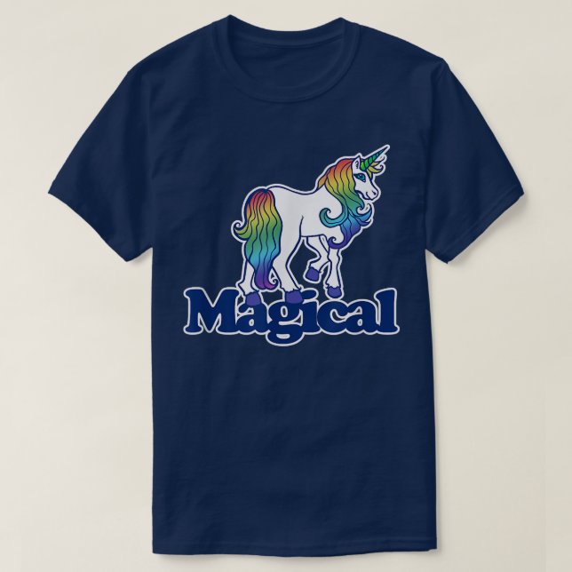 Camiseta Magical Rainbow Unicorn (Diseño del anverso)