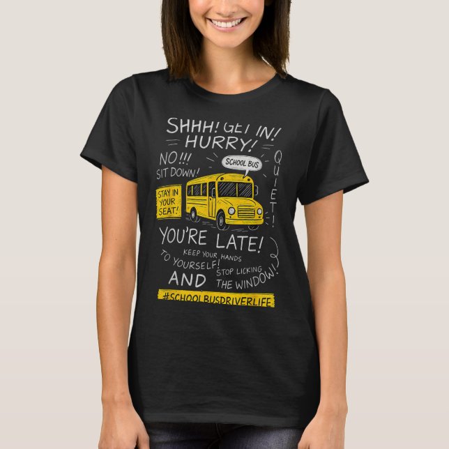 Camiseta Magical School Bus Driver Last Day Of School Bus D (Anverso)