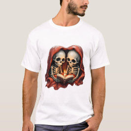 Camiseta Magical winter moments, two skeletons