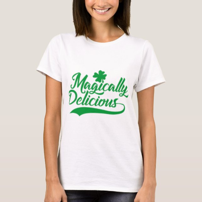 Camiseta Magicamente Delicioso Día de San Patricio (Anverso)
