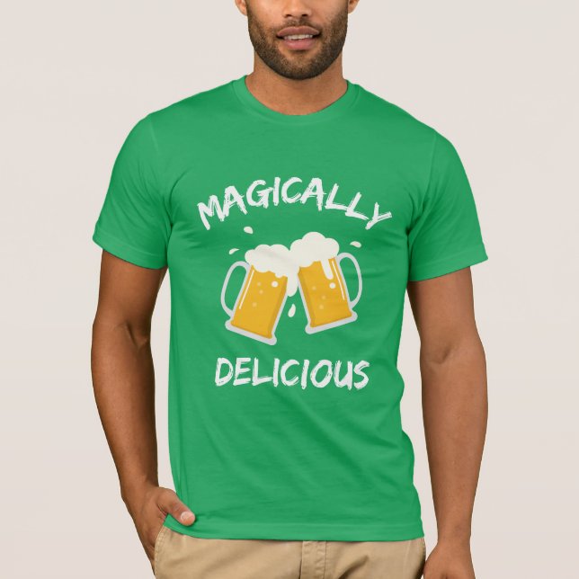 Camiseta Magicamente deliciosos cerdos Mugs St Patrick's Da (Anverso)