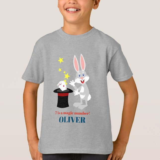 Camiseta Magician Boy Show Birday Party (Anverso)