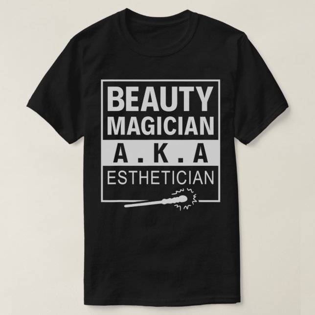 Camiseta Magician de belleza conocido como esteticista Fund (Diseño del anverso)