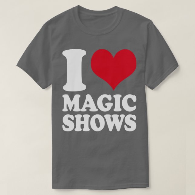 Camiseta Magician I Love Magic Shows (Diseño del anverso)