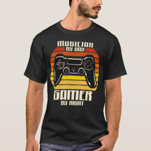 Camiseta Magician por jugador de día por regalo de noche re