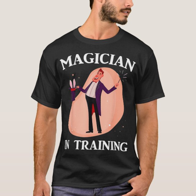 Camiseta Magicie Mágico En Entrenamiento Tricks Conejo (Anverso)