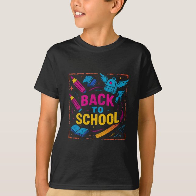 Camiseta Mágico de vuelta a la escuela - Diseño de sueños d (Anverso)